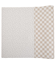 Townsend Avenue Reversible Playmat Grey Checks Off White