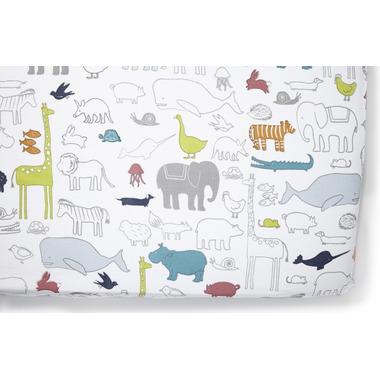 Buy Petit Pehr Noah S Ark Crib Sheet At Well Ca Free Shipping