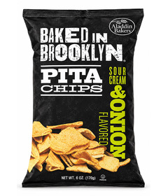 Baked in Brooklyn Pita Chips Sour Cream & Onion