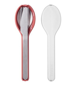 image of Mepal Ellipse Cutlery Set Vivid Mauve with sku:330151