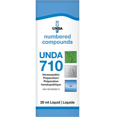 UNDA Numbered Compounds UNDA 710 Homeopathic Preparation UNDA Numbered Compounds UNDA 710 Homeopathic Preparation