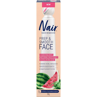 Buy Nair Prep & Smooth Face Hair Removal Cream Hydrating at Well