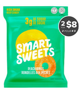 SmartSweets Peach Rings Pouch 2 for $8 