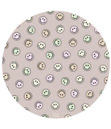 Milly Stone Catch All Splat Mat for Mealtime & Playtime Mess Pastel Smiley