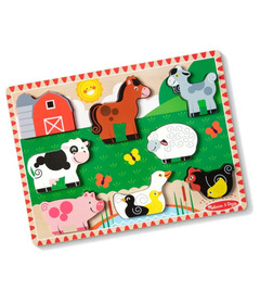Puzzle en gros morceaux de la ferme Melissa & Doug