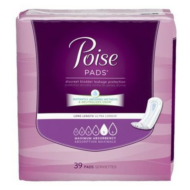 Buy Poise Pads Maximum Absorbancy Incontinence Pads Long Length at