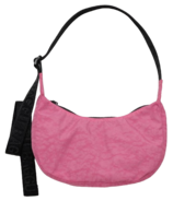 BAGGU Small Nylon Crescent Bag Azalea Pink