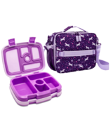 Bentgo Unicorn Lunch Bag & Purple Bento Bundle