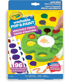 Crayola Pop & Paint Washable Watercolour Palette