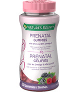Nature's Bounty bonbons gélifiés prénatals avec oméga-3 DHA et EPA