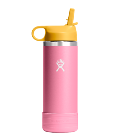 Hydro Flask Kids Wide Mouth with Straw Cap and Boot Dahlia