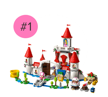 Kit de construction LEGO Super Mario Peach's Castle Expansion Set