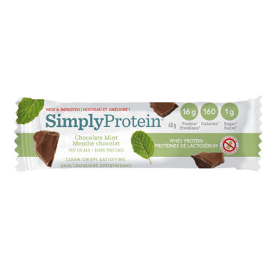 protein whey bars simply mint chocolate case