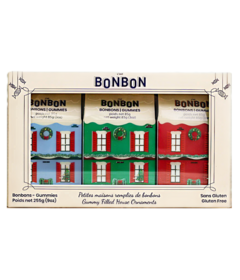 c'est BONBON Gummy Candy Christmas Houses