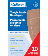 Option + Bandages de tissu résistants Extra Large