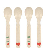 Lassig Happy Rascals Spoon Set Heart Lavender