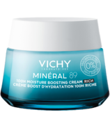 Crème riche hydratante sans parfum 100H Mineral 89 de Vichy