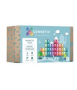 Connetix Tiles Magnetic Tiles Rectangle Pastel