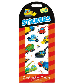 Peaceable Kingdom Construction Trucks Stickers