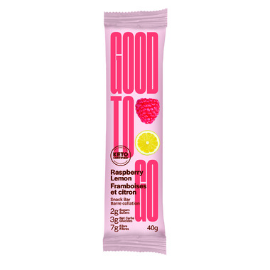 Buy GOOD TO GO Keto Bar Raspberry Lemon at Well.ca | Free Shipping $35 ...