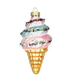 CHIVE Ice Cream Cone Ornament