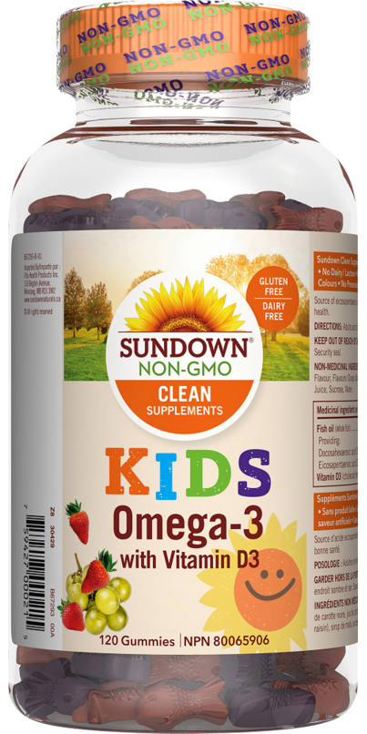 Buy Sundown Naturals Kids Omega-3 with Vitamin D3 Gummies at Well.ca ...