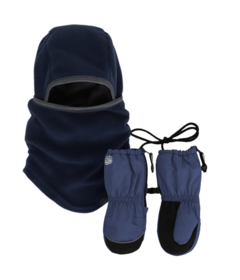 Calikids Balaclava and Waterproof Mitt Blue Bundle