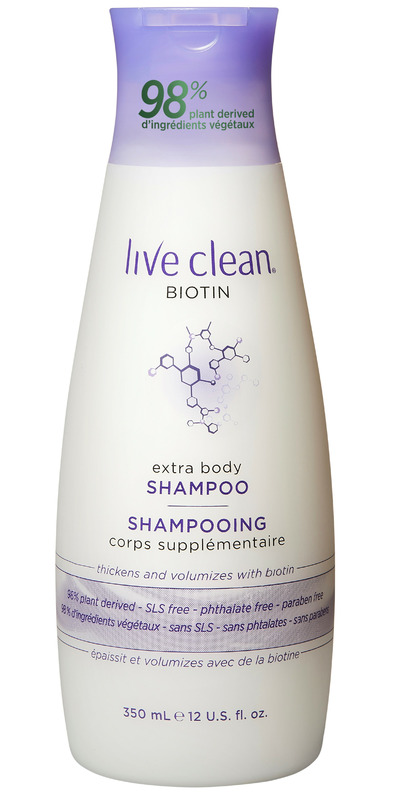 live clean biotin extra body conditioner