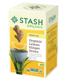Stash Organic Lemon Ginger Green Tea