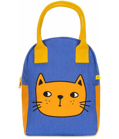 Fluf Zipper Lunch Bag Kitty