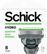 Recharges de lame de rasoir pour hommes sensibles à Schick Hydro