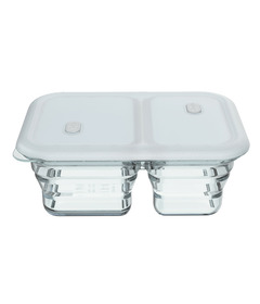 Minimal Silicone Collapsible Container Dual Clear