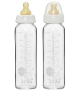 Hevea Baby Glass Bottle White