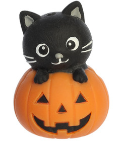 Aurora Marshmallow Squeeze Cat Jack-O-Lantern