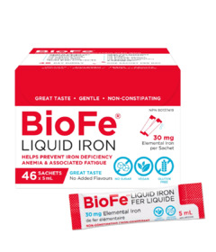 image of KidStar BioFe Liquid Iron 30mg Sachets Sweet Blast with sku:332810