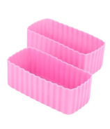Little Lunch Box Co. Bento Cups Rectangle Pink