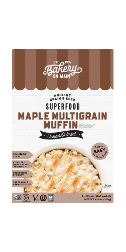 Buy Bakery On Main Maple Multigrain Muffin Instant Oatmeal at Well.ca ...