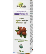 New Roots Herbal Certified Organic Rosa Mosqueta Seed Oil (Rosehip)