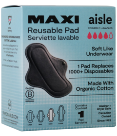 Aisle Reusable Maxi Pad Black