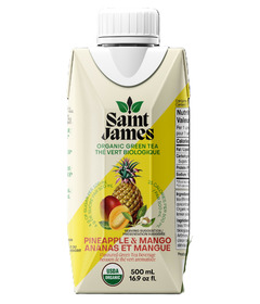 Saint James Organic Green Tea Pineapple & Mango