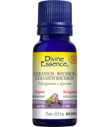 Divine Essence Geranium Bourbon Organic Essential Oil