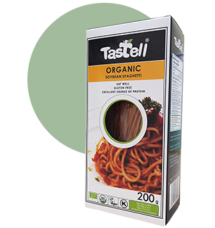 Spaghetti au soja biologique de Tastell
