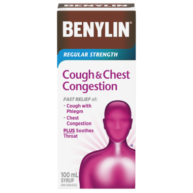 Benylin Regular Strength Cough & Chest Congestion Syrup Benylin Regular Strength Cough & Chest Congestion Syrup