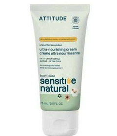 ATTITUDE Sensitive Natural Baby Body Cream Unscented