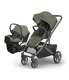 UPPAbaby Cruz V3 & Aria V2 Travel System Bundle Evelyn