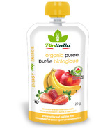 Bioitalia Apple Strawberry Banana Organic Puree Smoothie