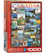 Eurographics Travel Canada Vintage Posters Puzzle