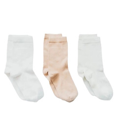 Q for Quinn Pure No Dye 98% Organic Cotton Socks