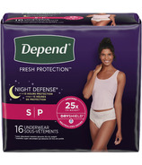 Depend Night Defense Women's Incontinence & Postpartum Underwear