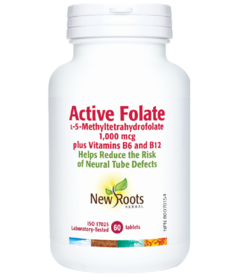 New Roots Herbal Active Folate L-5-Methyltetrahydrofolate